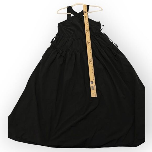 Madewell 100% Cotton Black Halter Midi Sundress Sz 2 - Picture 11 of 16